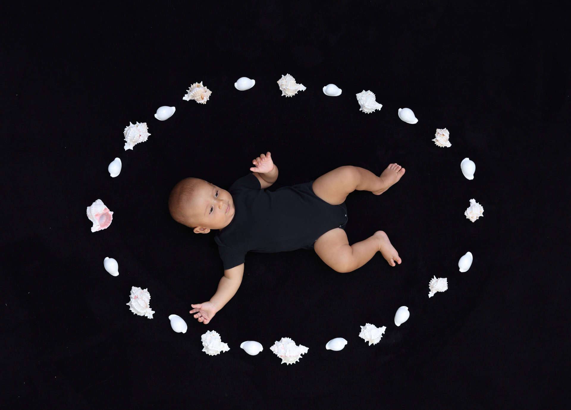 Ein guter Start ins Leben - Muschellegung für ein Baby