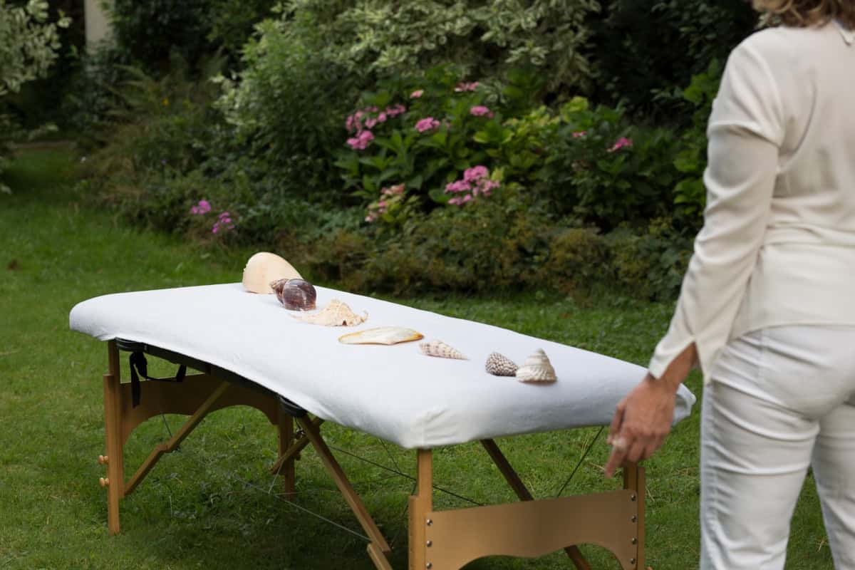 Muschellegung mit Muschelmagierin Doris Hirschfeld